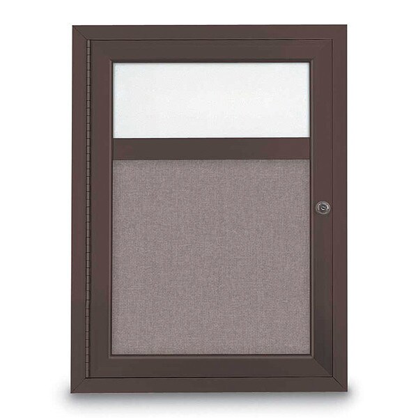 Corkboard, Hdr, Fbrc, Brnz/Surf, 1 Dr, 18x24"
