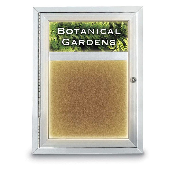 Corkboard, Lghtd, Header, Forbo, 1 Dr, 18x24"