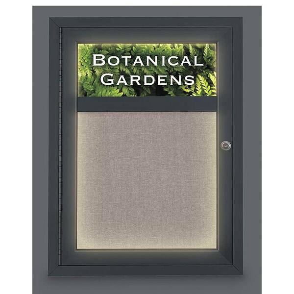Corkboard, Lght, Hdr, Fbrc, Blk/Prl, 1, 18x24"