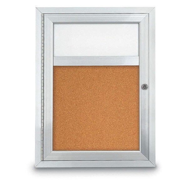 Corkboard, Header, Cork, 1 Door, 18x24"