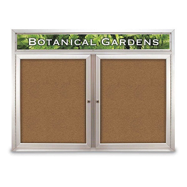 Corkboard, Header, Forbo, 2 Door, 48x36"