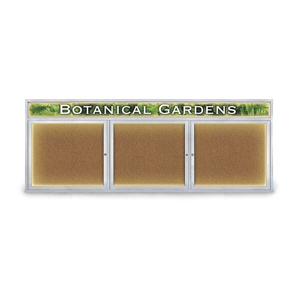 Corkboard, Header, Forbo, 3 Door, 96 x 36"