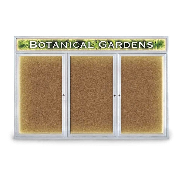 Corkboard, Header, Forbo, 3 Door, 72 x 48"