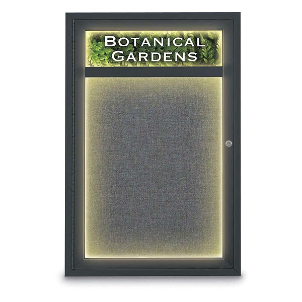 Crkbrd, Lght, Hdr, Fbrc, Blk/Gry, 1 Dr, 24x36"