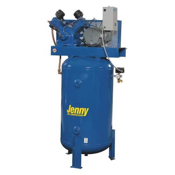 Air Compressor, Stationary, 17.5cfm, 175psi, Voltage: 208V