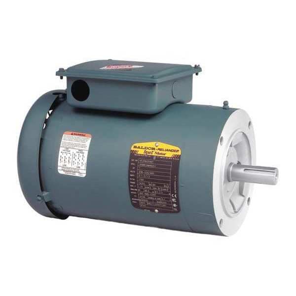 Three-Phase General Purpose Motor, 3/4 HP, 56C Frame, 208-230/460V Voltage, 1,765 Nameplate RPM