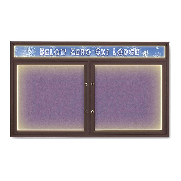 Corkboard, Amethyst/Bronze, 60"x36"
