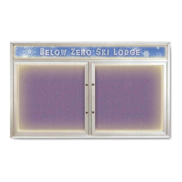 Corkboard, Amethyst/Satin, 60"x36"