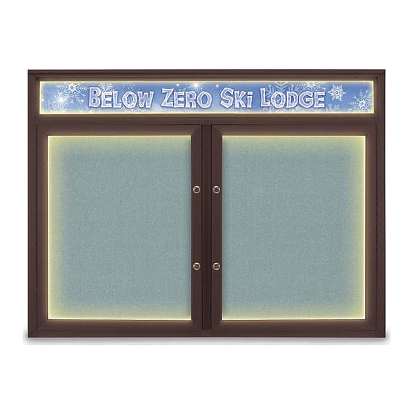 Corkboard, Cloud/Bronze, 48"x36"