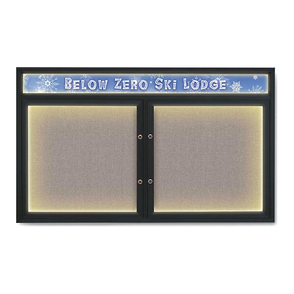 Corkboard, Pearl/Black, 60"x36"
