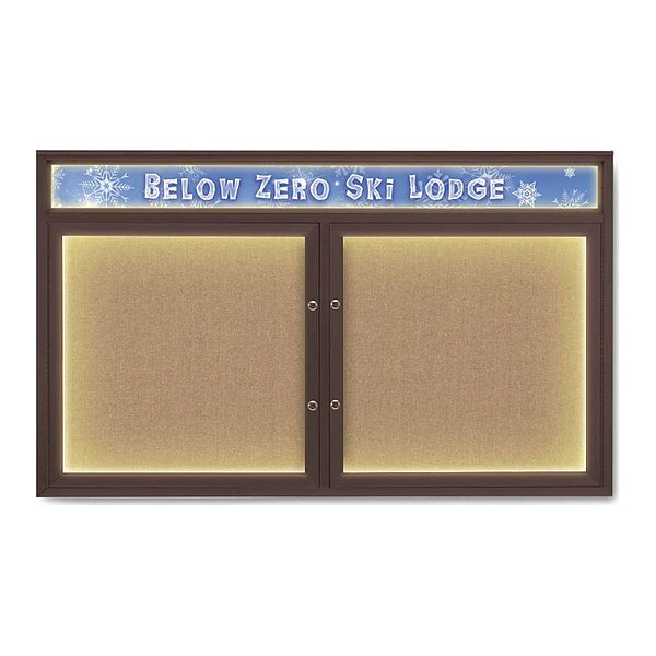 Corkboard, Buff/Bronze, 60"x36"