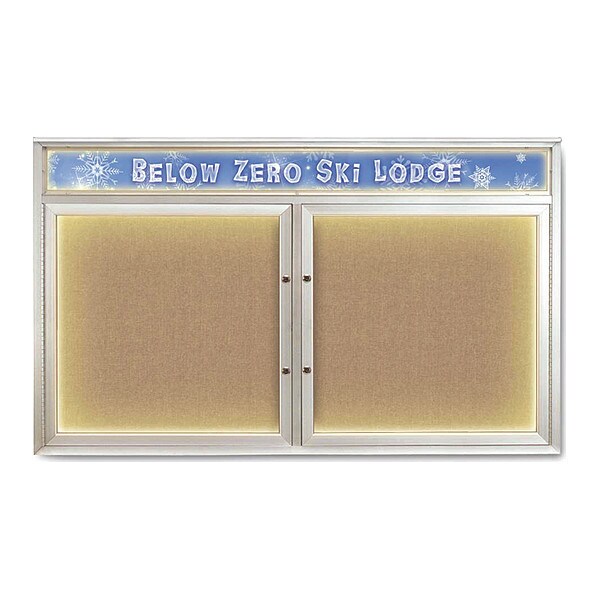 Corkboard, Buff/Satin, 60"x36"