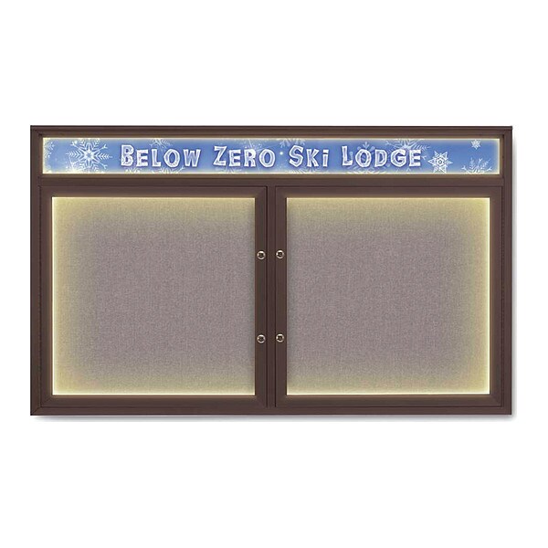 Corkboard, Surf/Bronze, 60"x36"
