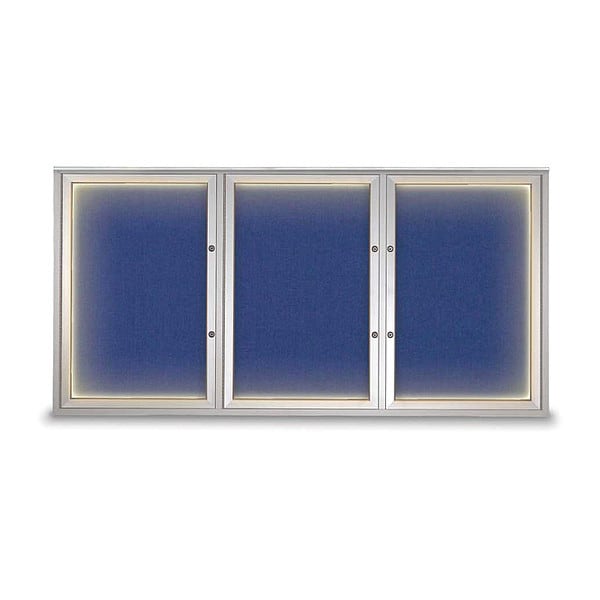Corkboard, Cobalt Accent/Satin, 72"x36"