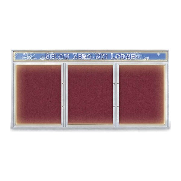 Corkboard, Deep Burgundy/Satin, 96"x48"