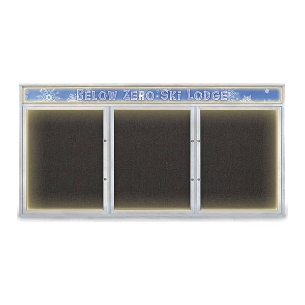 Corkboard, Black/Satin, 96"x48"
