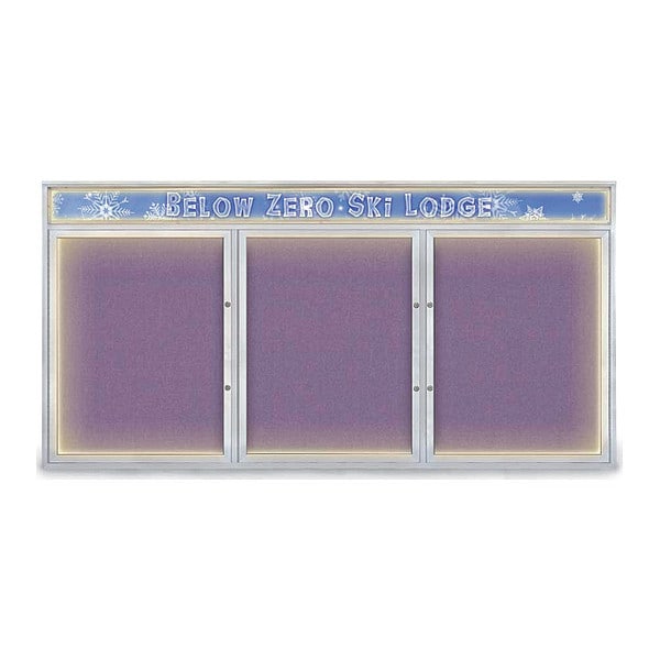 Corkboard, Amethyst/Satin, 96"x48"