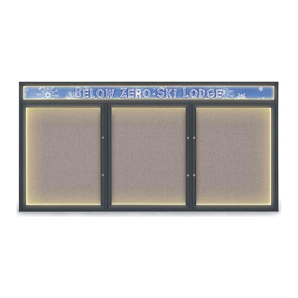 Corkboard, Pearl/Black, 96"x48"
