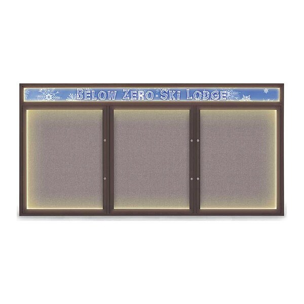 Corkboard, Surf/Bronze, 96"x48"