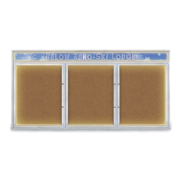Corkboard, Synthetic Cork/Satin, 96"x48"