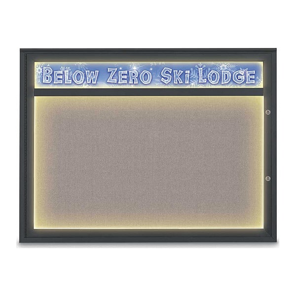 Corkboard, Pearl/Black, 48"x36"
