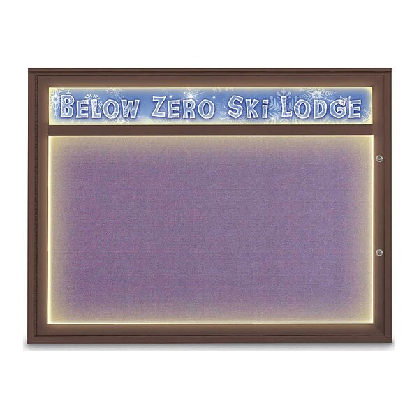 Corkboard, Amethyst/Bronze, 48"x36"