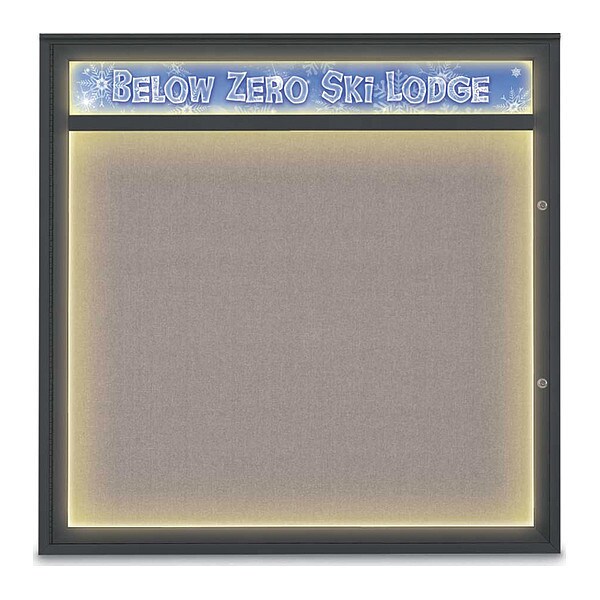 Corkboard, Pearl/Black, 48"x48"