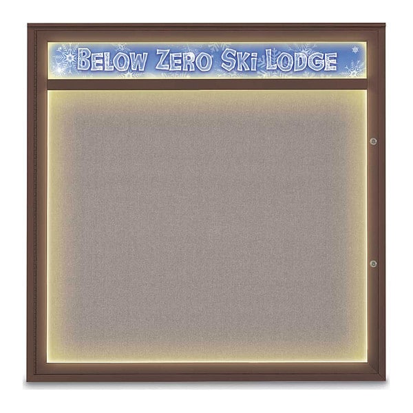 Corkboard, Pearl/Bronze, 48"x48"