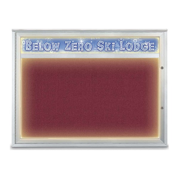 Corkboard, Deep Burgundy/Satin, 48"x36"