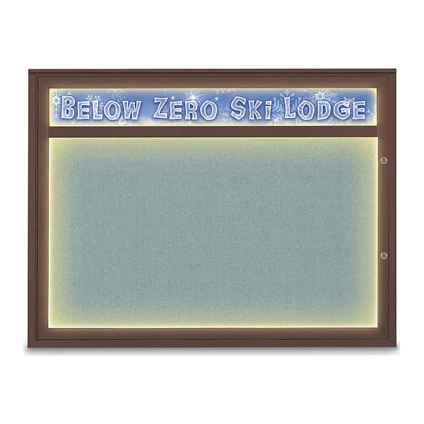 Corkboard, Cloud/Bronze, 48"x36"