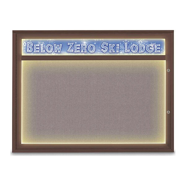 Corkboard, Surf/Bronze, 48"x36"
