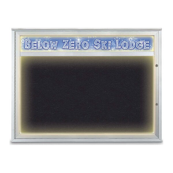 Corkboard, Rubber/Satin, 48"x36"