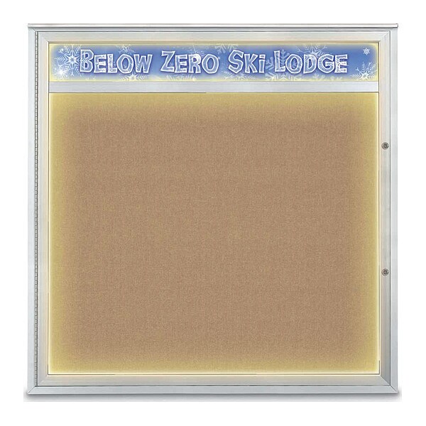 Corkboard, Buff/Satin, 48"x48"