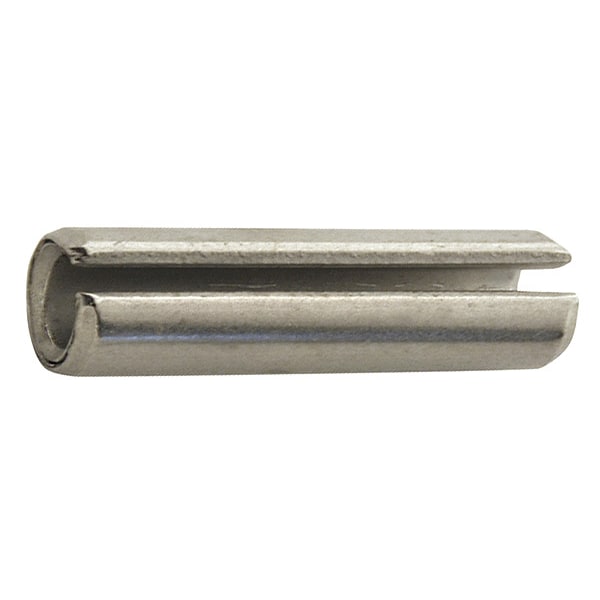 Spring Pin, Slot, 3/16 x 1 L, Pk100