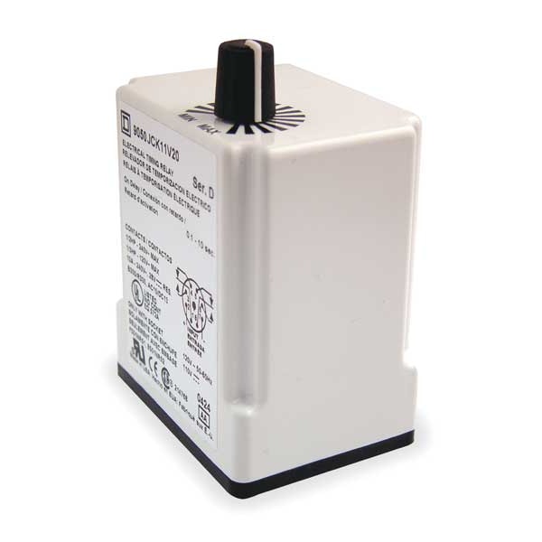 Single Function Time Delay Relay, Octal, Interval, 1 Functions 120V DC, DPDT