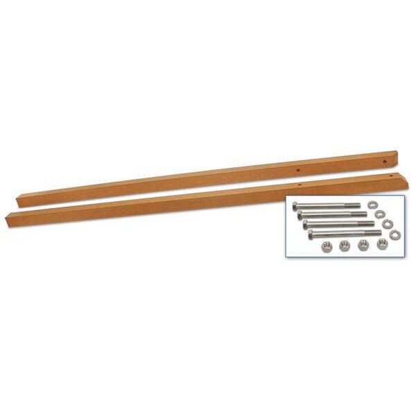 Sign Post, Square, , Recycled Plastic Brown, 10 ft. L, 3-1/2" D, 2 PK