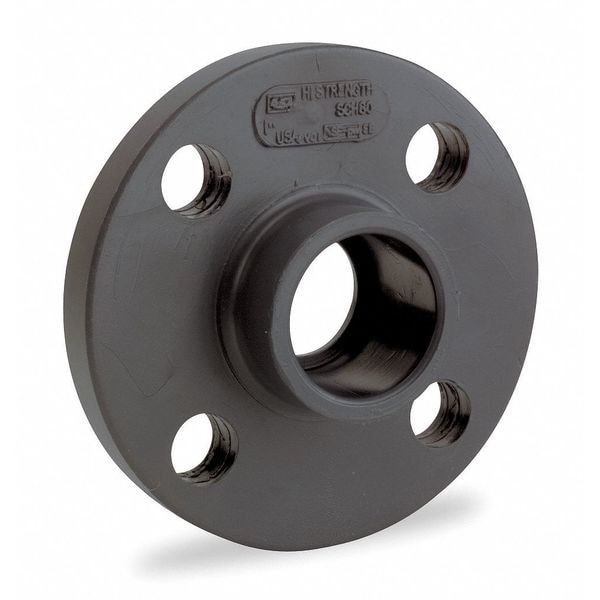 PVC Solid Flange, FNPT, 2-1/2 in Pipe Size