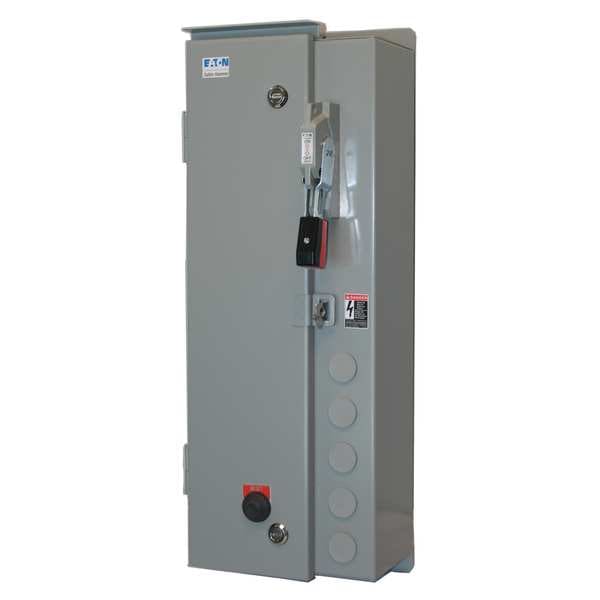 NEMA Magnetic Motor Starter, Non-Reversing, 1NC/1NO, 208V AC, 3 P