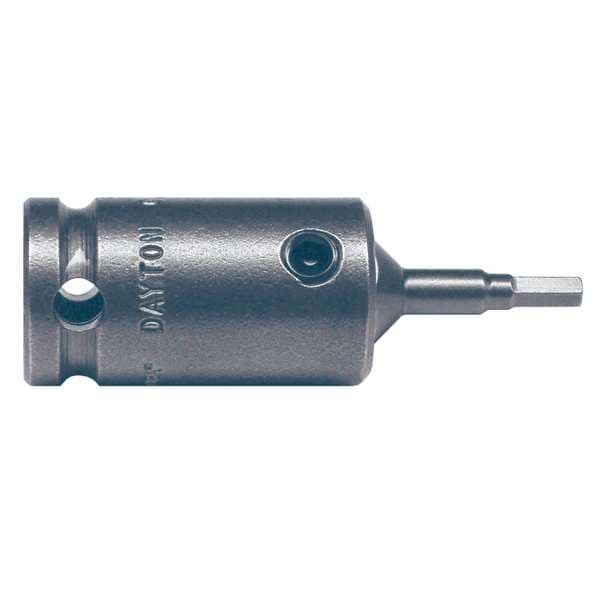 3/8 in Drive Hex Socket Bit SAE 1/8 in Tip, 2 1/4 in L