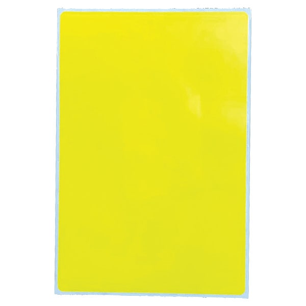 Barcode Printer Label, Yellow, Labels/Roll: 3000