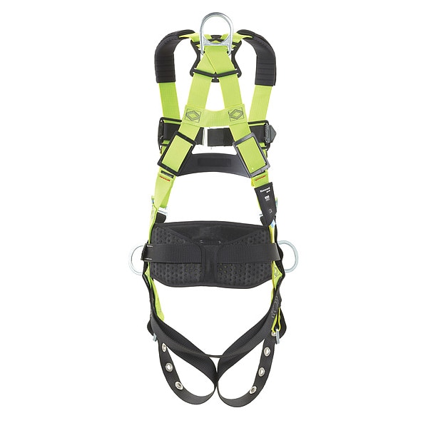 H500 Fall Protection Harness, S/M, 420 lb, Mating Chest/ Tongue Leg Straps