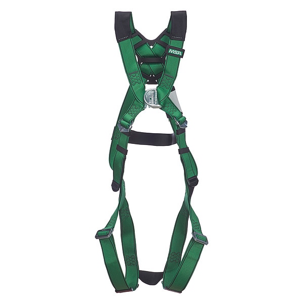 V-FORM(TM) Safety Harness Fall Protection Harness, XL, 400 lb, Quick-Connect Chest/