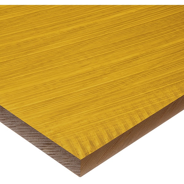 Amber PEI (ULTEM) PEI Bar 12" L x 4" W x 3/4" Thick