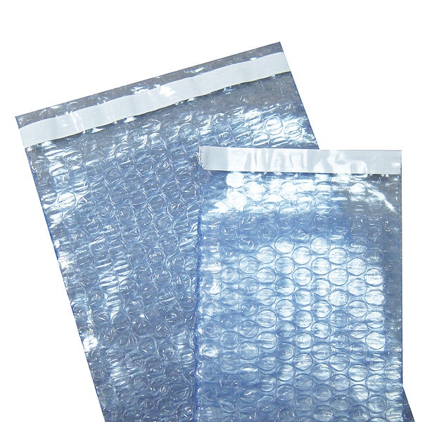 VCI Bubble Bags, 8 in L, 6 in W, PK600