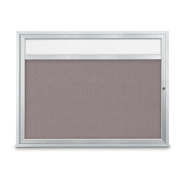 Corkboard, Sngl Dr, Surf/Satin, 48" x 36"