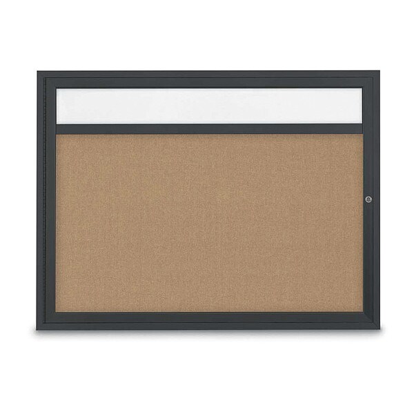 Corkboard, Buff/Blck, 48" x 36"