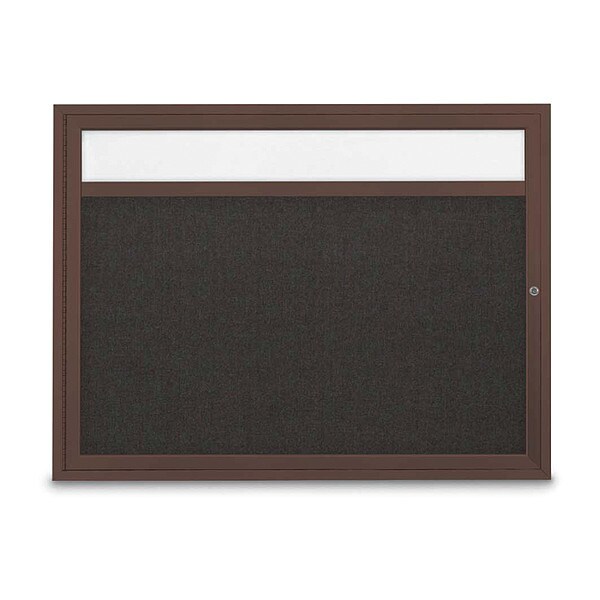 Corkboard, Blck/Brnz, 48" x 36"