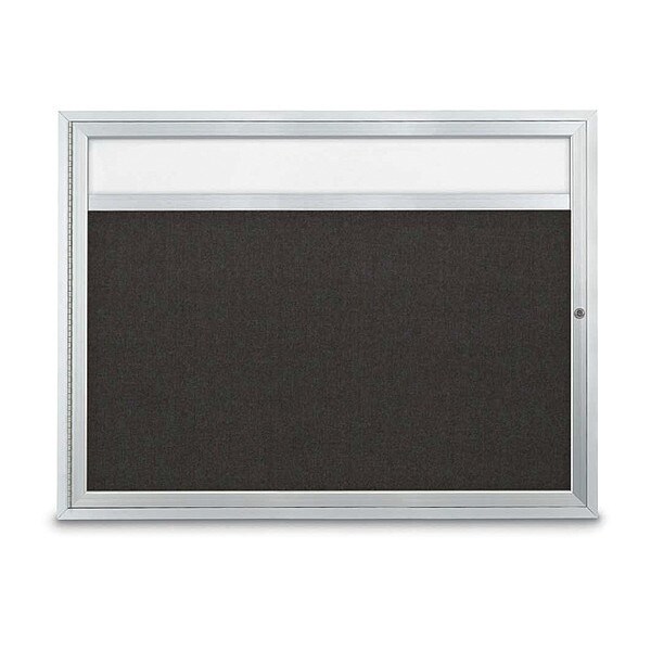 Corkboard, Satin/Black, 48" x 36"