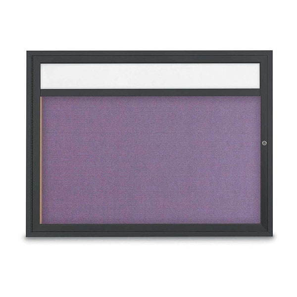 Corkboard, Amethyst/Blck, 48" x 36"