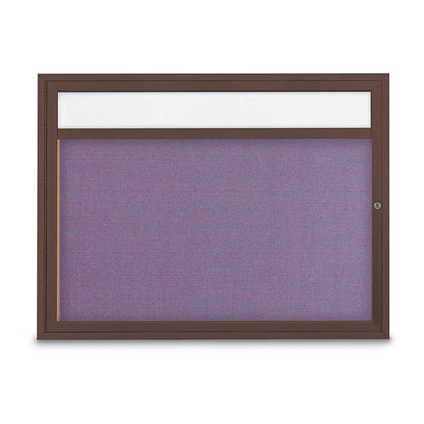 Corkboard, Amethyst/Brnz, 48" x 36"